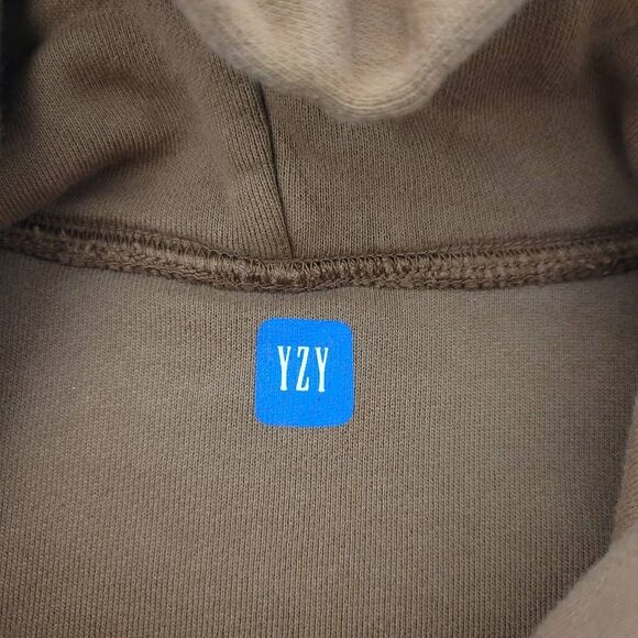 Yeezy Gap Double Layered Perfect Hoodie Sz S Brown2 Hooded Sweatshirt Oversized - Picture 3 of 8